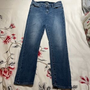 Blue Lucky Brand Low Rise Skinny Jeans